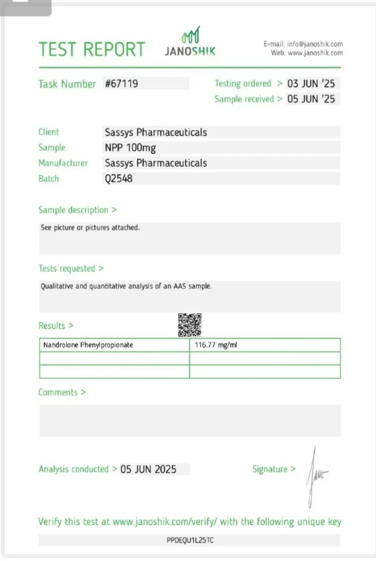 NPP 100mg/ml