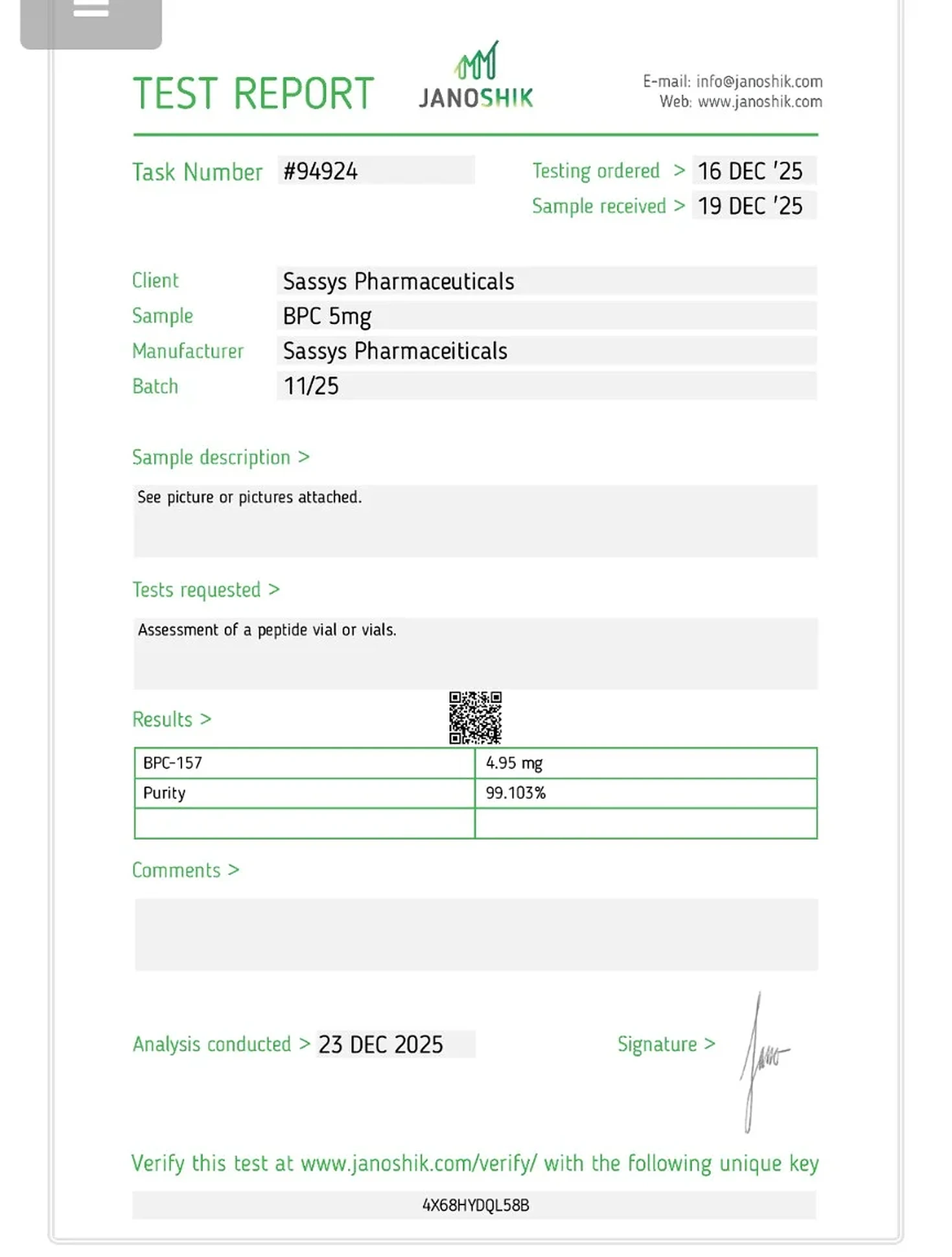 BPC 5mg